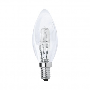 Bec cu halogen HECO C35 28W E14 370Lm