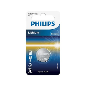 CR2016 3 0V Baterie Philips lithium 3 0v coin 1 blister 20 0 x 1 6 1buc 