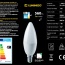 Bec LED Lumineco PRO C37 7W E14 4000K