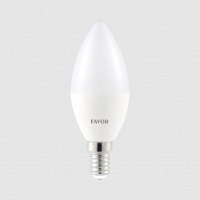 Bec LED FAVOR OPTIM C37 7W E14 4000K