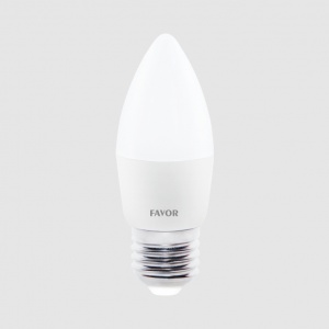 Bec LED FAVOR OPTIM C37 7W E27 6500K