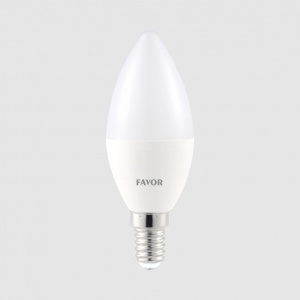 Bec LED FAVOR OPTIM C37 7W E14 4000K