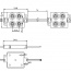 LED PVC module LM5002 4L 12V 1 06W IP65 verde